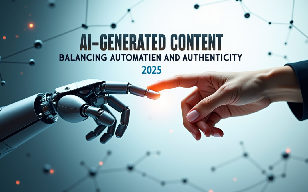 AI-Generated Content: Balancing Automation and Authenticity in Marketing (2025)